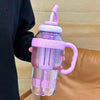 Ice Cream  Straw Water Bottle