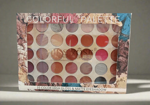 Miss Rose Eyeshadow Palette – 35 Colors