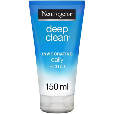 NEUTROGENA, FACIAL SCRUB, DEEP CLEAN, INVIGORATING, NORMAL TO COMBINATION SKIN, 150ML