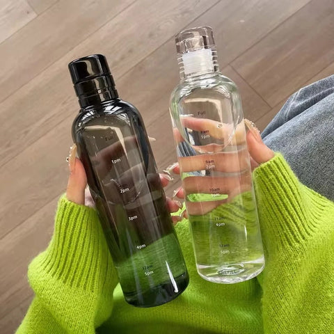 Transparent Plastic Sport Water Bottle 500ml