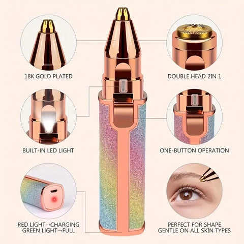 Facial Hair Removal and Eyebrow Shaver