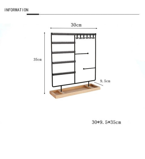 Multifunctional Jewelry Display Rack