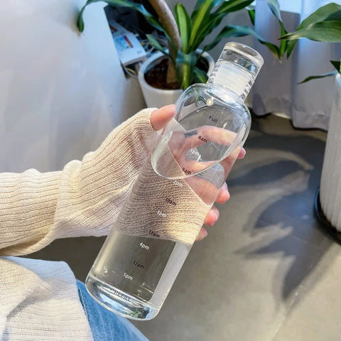 Transparent Plastic Sport Water Bottle 500ml