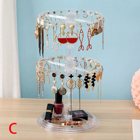 Rotatable Jewelry Display Rack